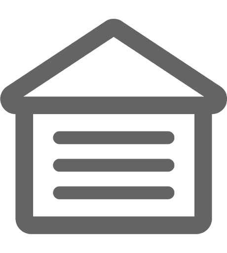 gray garage door icon