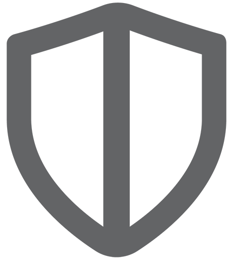 gray shield icon