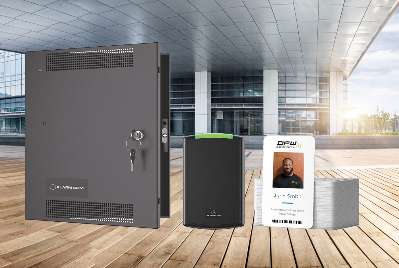 Access control system plus id badges
