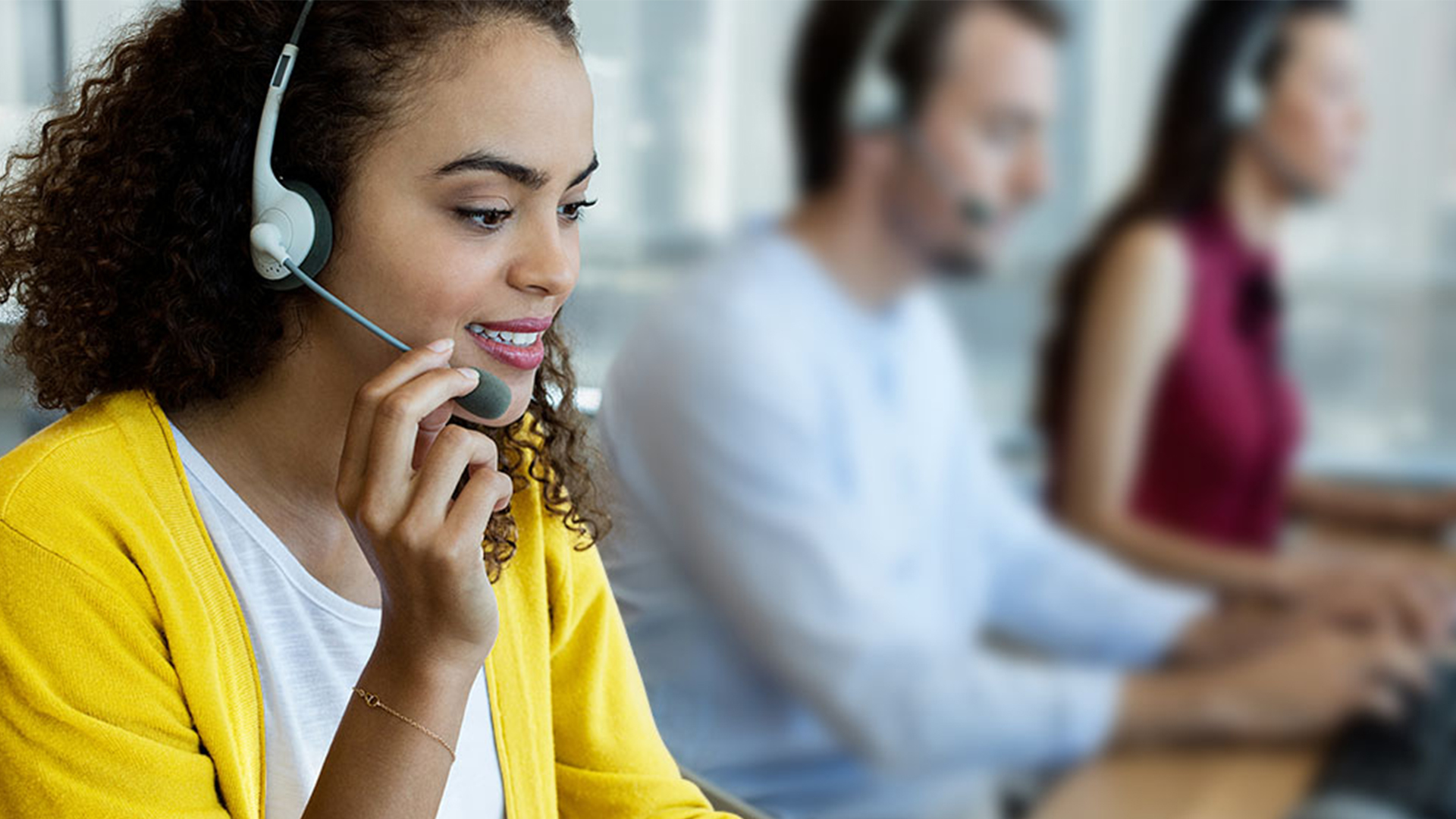 DFW Security customer support agent ready to take a call