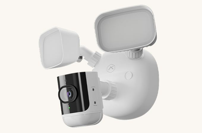 floodlight camera isolated