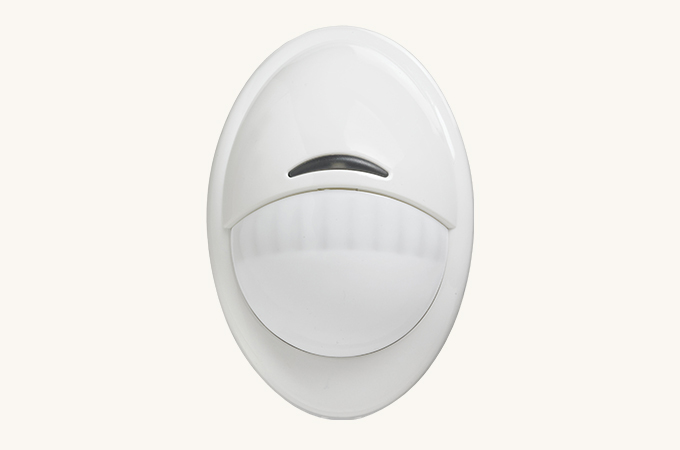 closeup of indoor motion detector