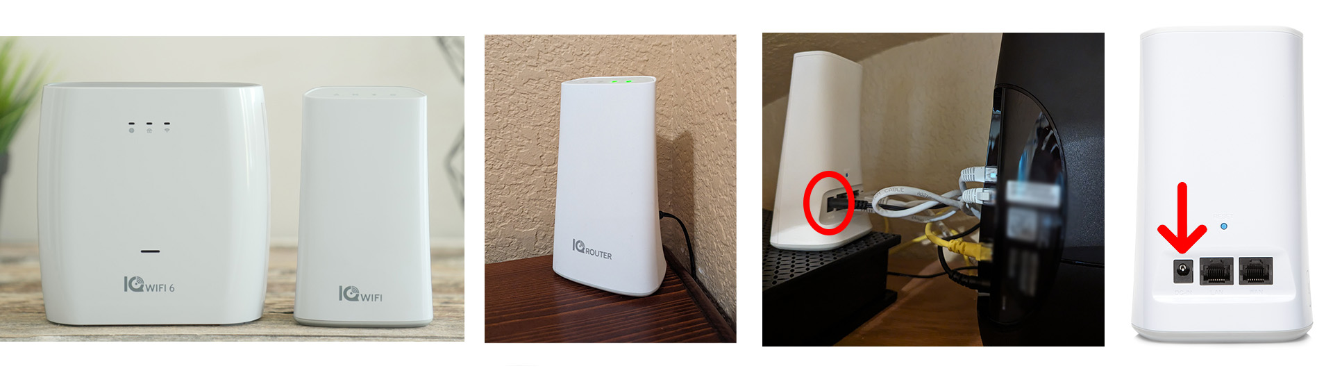 Images of Wi-Fi mesh network towers