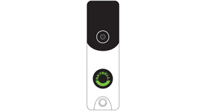 Demonstration of rebooting slimline skybell doorbell camera