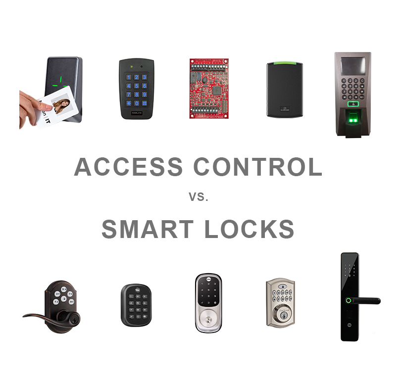 access control versus smart locks
