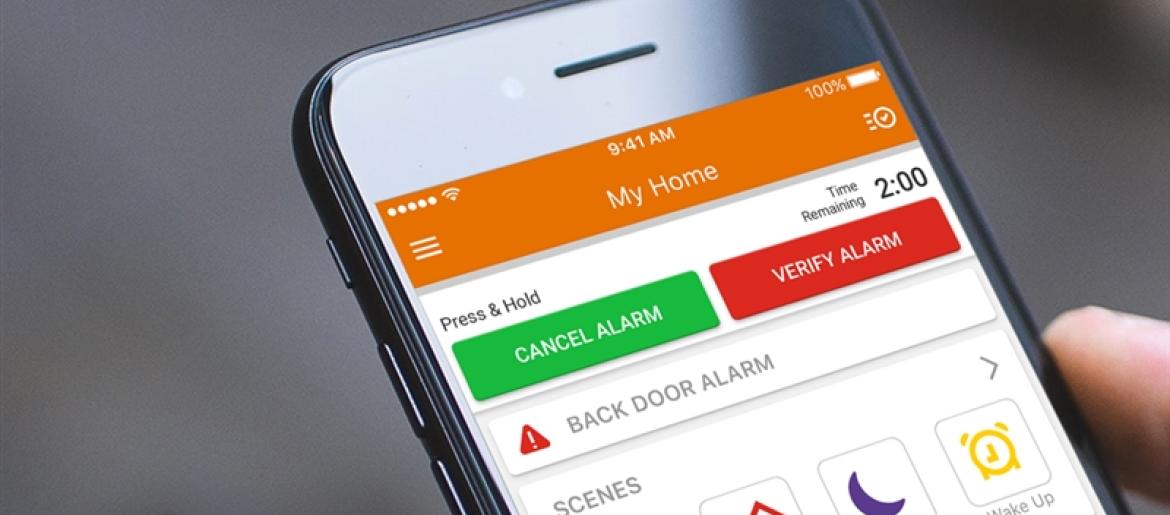 verify or cancel false alarm on app