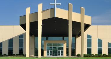 Modern church building